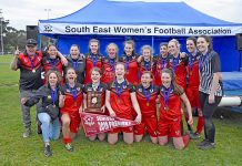Senior side unites to claim SEWFA premiership United 2019 Senior Premiers TBW Newsgroup