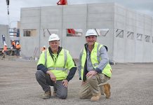 Walls go up on multi-million dollar ALDI development Michael Morton And Rob Hann 1 TBW Newsgroup