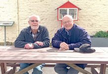 Penola Town Square project work continues Mick And Peter TBW Newsgroup