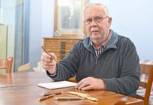 Wood turners deploy pens to overseas troops Peter Cunningham TBW Newsgroup