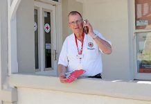 Dedication to Red Cross Transport service work recognised Red Cross Gavin Sparrow TBW Newsgroup
