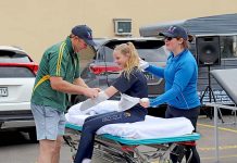 Millicent fete draws healthy crowd Sean Mcgrath, Eliza Downer, Caroline Downer TBW Newsgroup