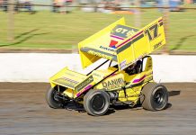 McFadden takes control of sprintcar feature race early at Borderline Speedway Dsc 0621 TBW Newsgroup