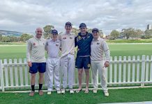 Region’s cricketers take part in historic Les Favell-Don Woon game Dion Stratford, Connor Prior, Adam Kuhl, Jake Schutz, Matt Mcinerney TBW Newsgroup