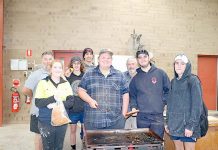 Stores support Millicent learning centre Neil Reilly, Kate Noble, Rhys Gamble, Jonah Matthews, Kurtis Job, Michael Vanderheul, Rhys Rigney, Tyson Sutherland (1) TBW Newsgroup