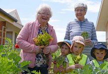 Garden projects brings generations together Boandik Residents And Community Kids TBW Newsgroup