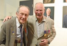 War bravery honoured at special England ceremony Eric Arthur, Left, TBW Newsgroup