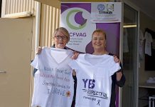 City stands against domestic violence during White Ribbon event Jennie Elliott And Sonya Mezinec TBW Newsgroup