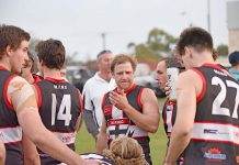 Saints kick early goals at pre-season training Clint Gallio Dsc 1157 TBW Newsgroup