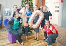 Library anniversary event one for the history books Library Staff 10th Birthday Celebrationsweb TBW Newsgroup