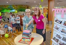 City library’s 10th anniversary celebrated in style Lynette Martin, Georgia Davison TBW Newsgroup