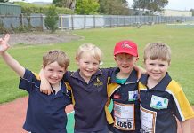 Sport grant helps youngsters gear up Oliver Warren, Hamish Damhus, Grayson Hawke, Rafe Peace (3) TBW Newsgroup