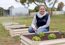 Students sink teeth into expanded garden project Danielle Tulak Allendale Sustainability Grant TBW Newsgroup