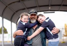 Interstate fire support provided Lucy, Ayden And Brendon Campbell TBW Newsgroup