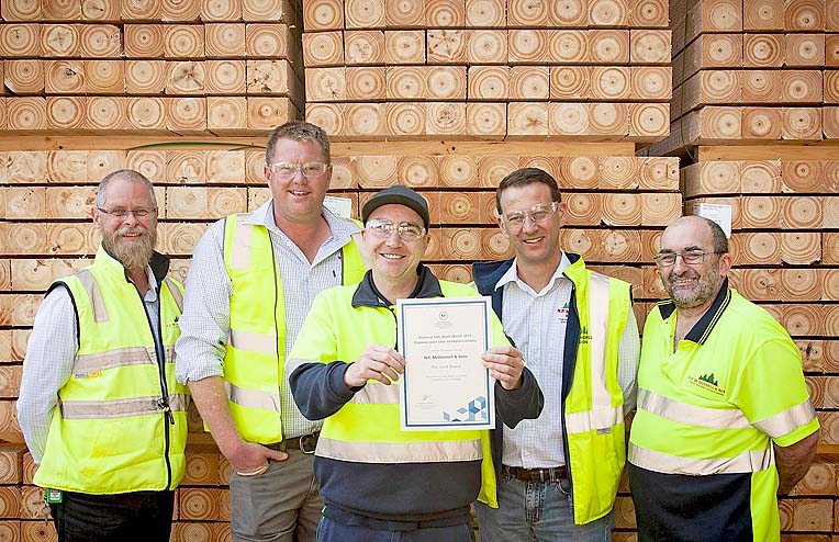 Timber business awarded gold star for dedication to safety