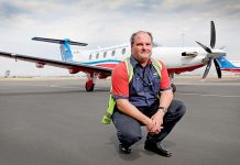 Medical service takes charge of new ‘flying intensive care unit’ Philip Remilton Pic Deanmartin3web TBW Newsgroup