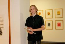 Budding artist emerges himself in local cultural community Riddoch Art Gallery Award Winner Sean TBW Newsgroup