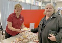 Bake sale raises charity funds Barb Smith Margaret Aird TBW Newsgroup
