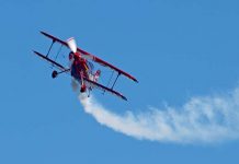 Top aerobatic pilot flown in for milestone Bay Escape festival Olympus Digital Camera TBW Newsgroup