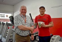 Fitness centre delivers healthy boost to Red Cross fire appeal Walshaw Wiese Landscape TBW Newsgroup