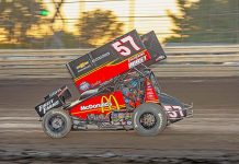 Sprintcar offer allows American racing prodigy to trade asphalt for speedway clay Kyle Larson TBW Newsgroup