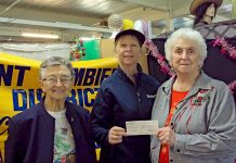 Rotary keeps donations flowing ahead of market closure Rotary Community Market Cheque Presentation TBW Newsgroup