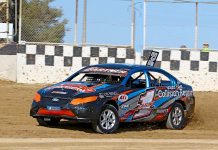 Gartner claims second consecutive South Australian street stock title Steve Gartner Linda Savage Pic TBW Newsgroup