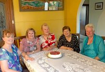 Women reflect on years of memories ahead of member’s move across border Tracey Wanganeen, Jill Gilmore, Diane Jordan, Kerry Norman, Sandy Lavender TBW Newsgroup