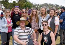 Red Hot Summer Tour fans flock to Old Gaol Zoe Shepherd, Steven White, Celeste And Ebony Raymond, Katie Gaffney, Erin Widdison, Jordy Hatt And Lachlan Mawson TBW Newsgroup