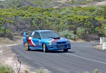 Driver brands South East Automobile Club’s Twin Peaks Hill Climb Damien Brand Turn8 Photo TBW Newsgroup