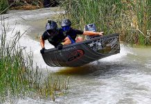 Untimely boat repairs set back dynamic duo at Riverland Dinghy Derby Anthony Tos Nick Neave Grant Schwartzkoppff Pic Dsc 2734 TBW Newsgroup