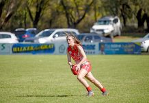 Top teams fight for minor premiership in final round of women’s football Lauren Frost Dsc 7444 TBW Newsgroup