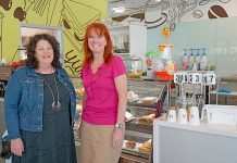 Library cafe deal struck Lyn Mclachan And Georgina Davison TBW Newsgroup