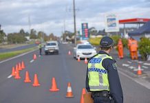 Interstate drivers report verbal attacks as pandemic tension rises Police Roadblock TBW Newsgroup