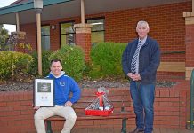 Wattle Range volunteer recognised for tireless community contribution Peter Phillips And Des Noll TBW Newsgroup