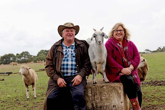 Bruce And Linda Hay With Gertie The Goat  TBW Newsgroup