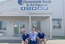 Naracoorte business drives fundraising campaign Charles Brice And Naracoorte Seeds Workers TBW Newsgroup