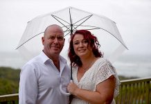 Virus restrictions unable to dampen spirits as couple ties knot at Port MacDonnell Corey And Shannon Radford Pic TBW Newsgroup