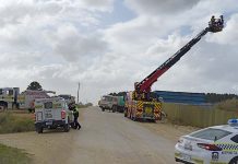 Scrap metal yard burnoff gets out of control in strong winds Firefighters TBW Newsgroup