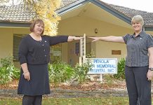 Residents adapt to hospital restrictions Pam Schubert And Corrine20200416 TBW Newsgroup