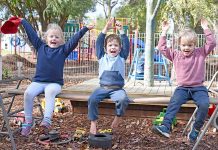 Fundraising in full swing for outdoor play space Victoria, Alfie And Jock TBW Newsgroup