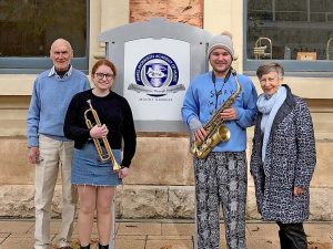 Bob Cowan, Abigail Marshall, Zachary Treloar, Gayle Cowan  TBW Newsgroup