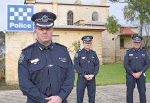 Assistant commissioner visits Limestone Coast Ian Parrott, Campbell Hill And Phil Hoff TBW Newsgroup
