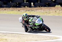 Top pace shown on wet circuit at McNamara Park coaching clinic Declan Carbery 1 TBW Newsgroup