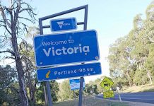 Essential travellers to seek border entry pass Welcome To Victoria Sign TBW Newsgroup