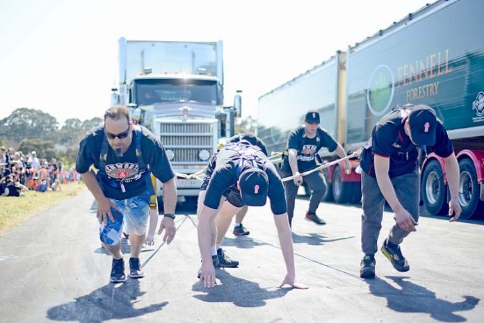 Teams In Action During The 2019 Truck Pull Challenge At The Mount Gambier Showground. Photograph Courtesy Of Laura Thomas  TBW Newsgroup