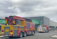 Shoppers get more than they bargained for at city supermarket Woolworths Alarm Mfs TBW Newsgroup