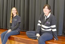 Students get through testing times Ruby And Alex (2) TBW Newsgroup