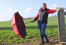 Agriculture sector adapts to unusual weather patterns Sophie Schulz With Umbrella Down TBW Newsgroup