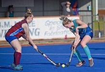 Strikers one-up classy Division 1 opposition Monique Moore, Georgia Clarke Dsc 175420200801crop TBW Newsgroup